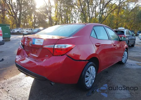 2016 Toyota Corolla Le from USA, damaged, VIN 2T1BURHE4GC639970